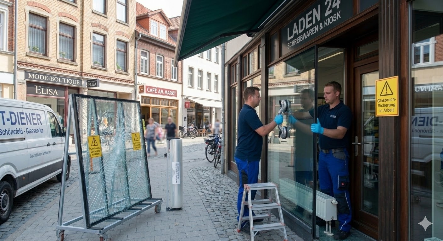 Schaufenster Austausch
